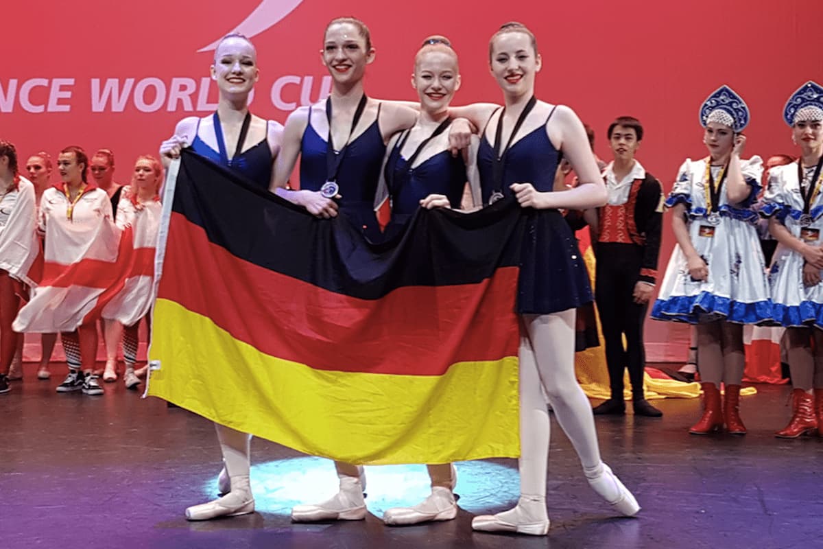 Silber beim Dance World Cup am 29.06.2017 in Offenburg